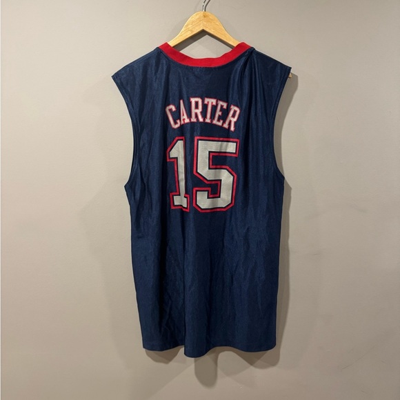 Vince Carter Reebok NBA New Jersey Nets Basketball Jersey - Picture 2 of 6